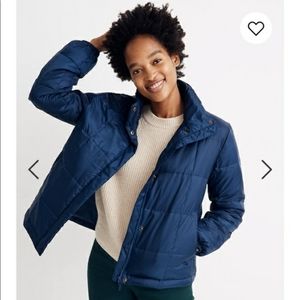 NWT Madewell Travel Buddy Packable Puffer Jacket M